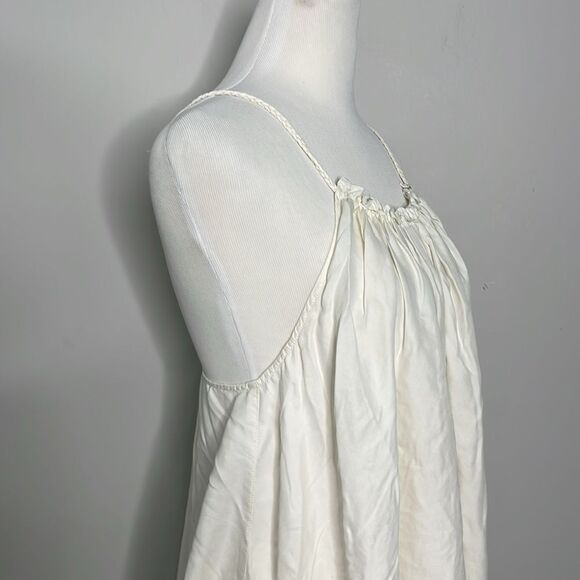 Unsubscribed NWOT Silk white dress Small - Picture 5 of 8